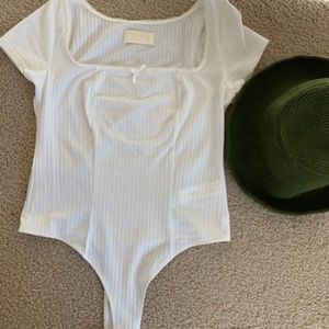 Capulet white eyelet bodysuit